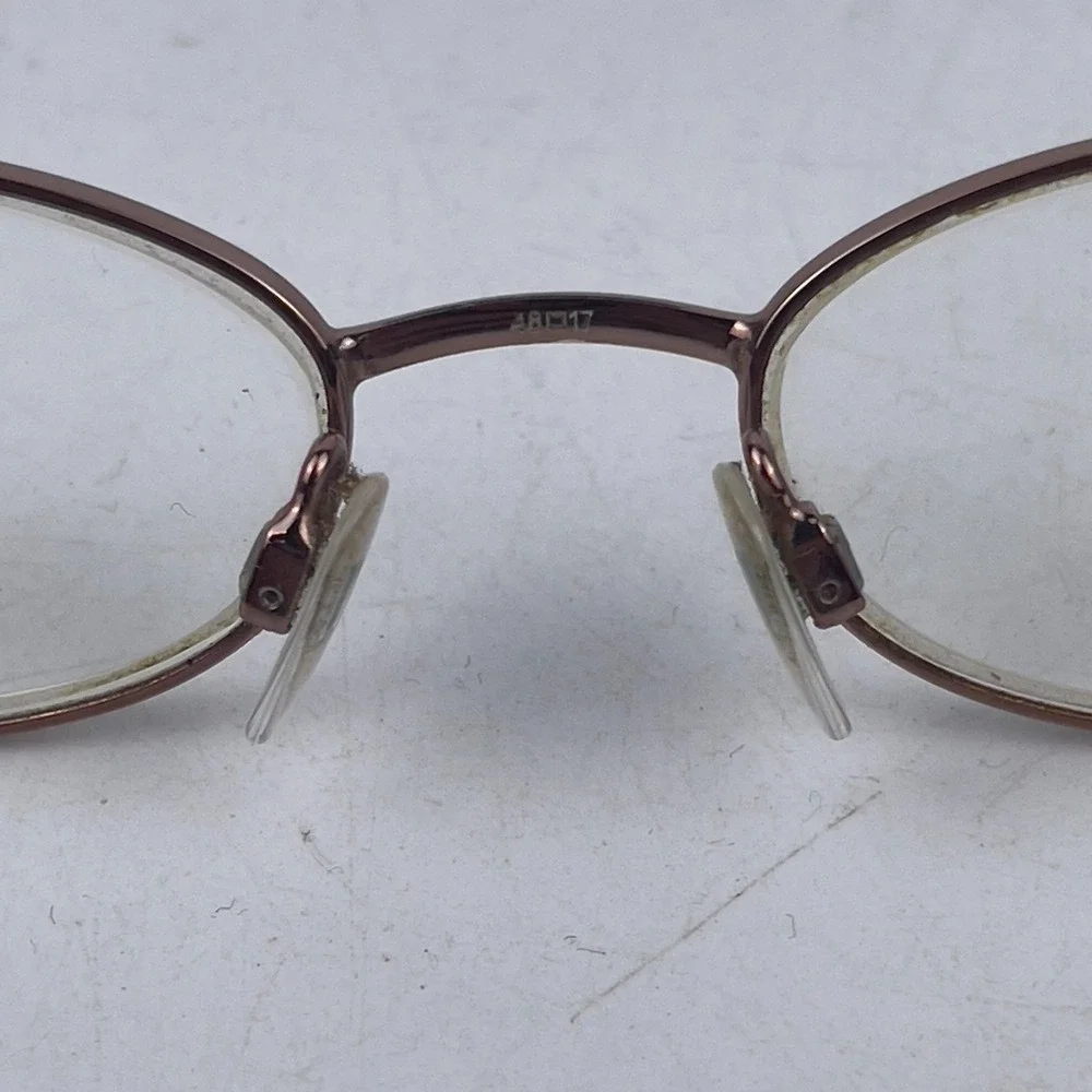 REVLON RV 505 Women's‎ Eyeglasses Frame Brown Bronze Oval Full Rim 48-17-135mm